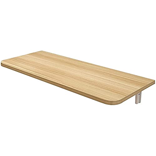 Wandtisch Wandtisch aus Holz, klappbarer Esstisch, Beistelltisch mit doppelter Stütze, Esstisch mit Halterungen für Platzersparnis für das Essen an der Wand in der Küche von Generic