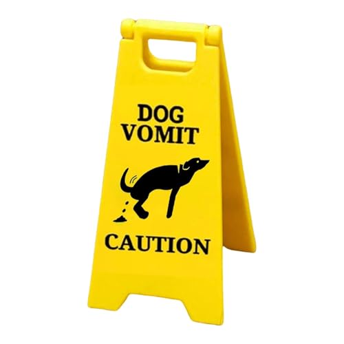 Warnschild Katze, Erbrochenes Katze, Warnschild für lustige Katzen gedruckt in Erbrochener Warnung, Neuheit niedliche schwarze Katze Schild für Bag von Generic