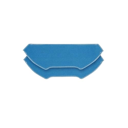 Waschbare, Wiederverwendbare Wischmopps (Lappen) X2 PCS, Kompatibel For Lefant, M1 U180 OKP M2 PRO K8 Roboter-Staubsauger-Zubehörteil, Wischfunktion, Wischmopp-Ersatzteile, Roboter-Staubsauger-Wischtu von Generic
