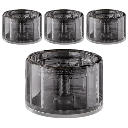 Waschmaschine Fußpolstern,Antivibrationspads für Waschmaschine - 4X Waschmaschine Support - Rutschfeste Anheben Stoß- und Geräuschunterdrückung Matte für Waschmaschine von Generic