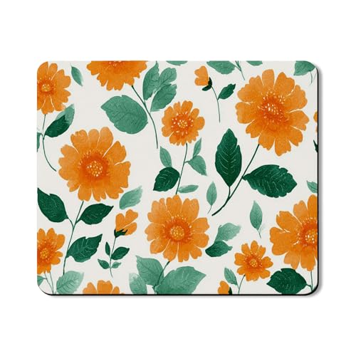 Waschmaschinen- und Trockner-Matte mit Blumenmuster, orangefarbenes botanisches Design, Staubschutz, Frühlings-inspiriert, wasserdichte Wasch- und Trocknermatten für Waschküche, 50,8 x 61 cm Waschmaschinen- und Trockner-Matte mit Blumenmuster, orangefarbenes botanisches Design, Staubschutz, Frühlings-inspiriert, wasserdichte Wasch- und Trocknermatten für Waschküche, 50,8 x 61 cm von Generic