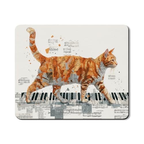 Waschtrockner mit Musik-Katzenmotiv, Vintage-Klaviermuster, Waschküchenabdeckung, künstlerische Gummi-Anti-Rutsch-Matten für Zuhause, 50,8 x 61 cm Waschtrockner mit Musik-Katzenmotiv, Vintage-Klaviermuster, Waschküchenabdeckung, künstlerische Gummi-Anti-Rutsch-Matten für Zuhause, 50,8 x 61 cm von Generic