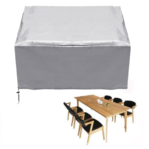 Wasserdicht Rechteckig Abdeckung,Abdeckungen für Gartenmöbel 420D Oxford Schutzhülle Abdeckplane für Gartentische Terrassenmöbel,Regenschutz Staubfest Abdeckung Gartenbank(Size:180x150x80cm,Color:B) von Generic