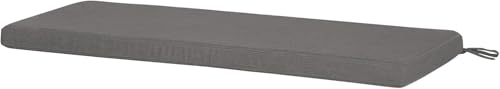 Wasserfeste Bankauflage Outdoor – Abnehmbarer Bezug Waschbar Gartenbankkissen Sitzpolster Für Bänke, Stühle, Terrassenmöbel – Terrasse, Innenbereich(Gray,54"x18") von Generic