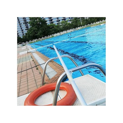 Wassergestützte Lehrrettung, Verstellbare Pool-Sicherheitsstange Zum Ertrinken Schwimmern Reinigung Poolwänden, Lebensrettende Ausrüstung Mit Teleskopstangenhaken(9.8-29ft) von Generic