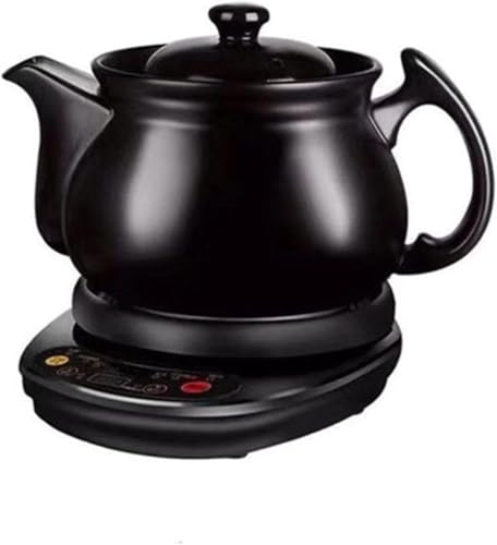 Wasserkocher Chiese Medicie Topf, Multifunktionaler Haushaltskeramiktopf, Chiese Medicie Topf Automatischer Kräuter Medizin Kocher, Für Apotheken Home Kitche, Black, 4.5L von Generic