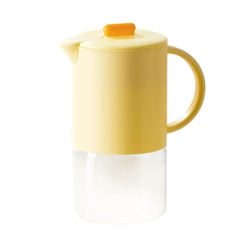 Wasserkrug aus Glas, Saftkrug aus Glas | Leicht zu reinigende Teekrüge mit Griff | Getränkespender aus Glas | Gefrorene Limonade Saftbehälter 1500 ml für heiße Getränke / f Wasserkrug aus Glas, Saftkrug aus Glas | Leicht zu reinigende Teekrüge mit Griff | Getränkespender aus Glas | Gefrorene Limonade Saftbehälter 1500 ml für heiße Getränke / f von Generic