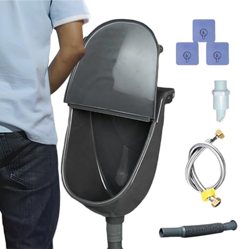 Wassersparender Urin Separator - Untüreless Urinal für Garten, Kompaktes WC mit Deckel | Wand-montierte WC-Lösung mit Spülsystem, Ideal für Reisemobile und Studentenheime Wassersparender Urin Separator - Untüreless Urinal für Garten, Kompaktes WC mit Deckel | Wand-montierte WC-Lösung mit Spülsystem, Ideal für Reisemobile und Studentenheime von Generic