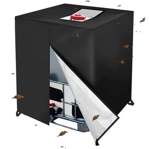 Wassertank Schutzhülle - Outdoor Sonnenschutz Abdeckung Schutzplane | 1000 Liter IBC Tankcontainer Regenwassertank Abdeckung mit Reißverschluss, 420D Polyester Wasserdicht für den Außenbereich bei all Wassertank Schutzhülle - Outdoor Sonnenschutz Abdeckung Schutzplane | 1000 Liter IBC Tankcontainer Regenwassertank Abdeckung mit Reißverschluss, 420D Polyester Wasserdicht für den Außenbereich bei all von Generic