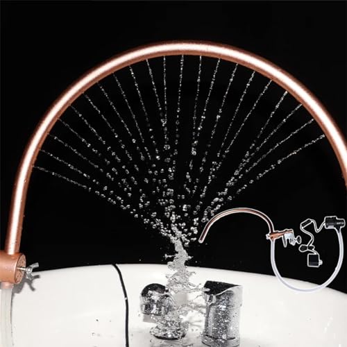 Wasserzirkulationsgestell mit Kissen Set Wassertherapie-Wasserauslassrahmen, Verstellbarer Wasserzirkulationsrahmen – Spa-Waschbeckenhahn mit Pumpe und Metallbefestigung für Haardusche, Sham von Generic