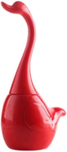 Wc-bürste, Creative Shape, Badezimmer-wc, Kunststoffgriff, Keramiksockel, Red von Generic