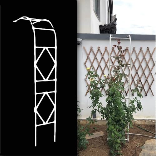Weatherproof Metal Garden Arch Trellis - 2.6M Outdoor Pergola Support for Climbing Roses & Plants - Durable White Arbor for Backyard Landscape Decor Weatherproof Metal Garden Arch Trellis - 2.6M Outdoor Pergola Support for Climbing Roses & Plants - Durable White Arbor for Backyard Landscape Decor von Generic