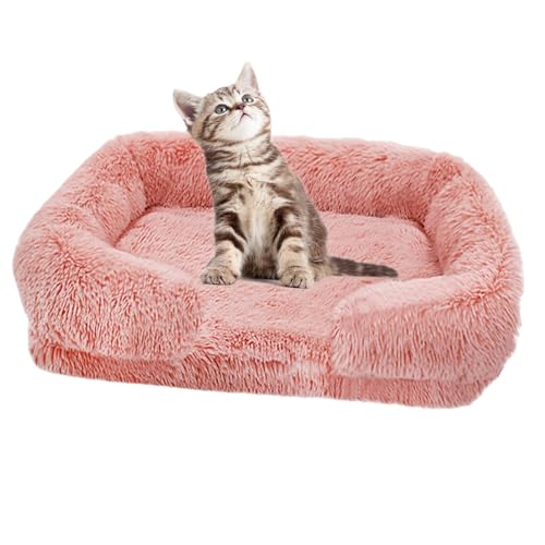 Weiche Haustierbetten – Flauschiges Hundebett, beruhigendes Katzennest | Orthopädisches Haustierbett Schlafsofa Haustierbett mit abnehmbarem und waschbarem Bezug Weiche Haustierbetten – Flauschiges Hundebett, beruhigendes Katzennest | Orthopädisches Haustierbett Schlafsofa Haustierbett mit abnehmbarem und waschbarem Bezug von Generic