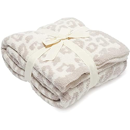 Weiche Leopard Throw Decke, Fuzzy Leopard gestrickte Throw Decke Weiche gemütliche warme Mikrofaser Decke für Couch Sofa Bett Reise, Leopard-Muster werfen,Weiß,60x50 In Weiche Leopard Throw Decke, Fuzzy Leopard gestrickte Throw Decke Weiche gemütliche warme Mikrofaser Decke für Couch Sofa Bett Reise, Leopard-Muster werfen,Weiß,60x50 In von Generic