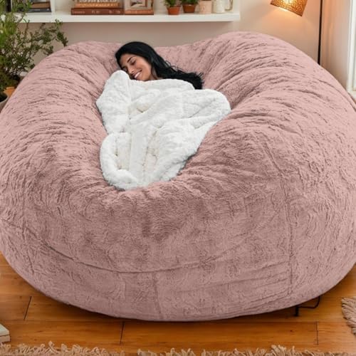 Weicher Sitzsackbezug Aus Samt Ohne Füllung Waschbarer Verdickter Stretchstoff Mit Reißverschluss Einfarbig Moderner Stil Gaming Sitzsack Teenager Erwachsene Gebrauch,E,180 * 90cm von Generic