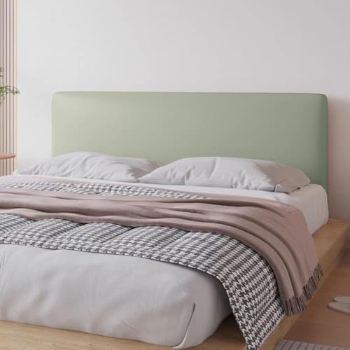 Weiches Stretch Kunstleder Kopfteil - einfarbig - passt super King Doppelbett Einzelbetten - Grün - 170 x 190 cm - elegantes und langlebiges Design Weiches Stretch Kunstleder Kopfteil - einfarbig - passt super King Doppelbett Einzelbetten - Grün - 170 x 190 cm - elegantes und langlebiges Design von Generic