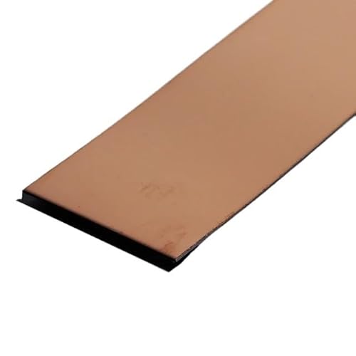 Weichsockelleiste Selbstklebend,Weichsockelleiste 3,0 Meter/Rolle Wandaufkleberstreifen Spiegel/Pinsel Edelstahl Flach Selbstklebende Dekoration(4cm rose gold,3.0m mirror) von Generic