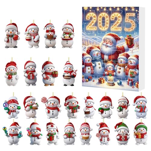 Weihnachtsadventskalender,2D Acryl Kalenderanhänger | -Dekofigur Für Kinder Und Erwachsene Als Tischdekoration Oder Fensterschmuck Weihnachtsadventskalender,2D Acryl Kalenderanhänger | -Dekofigur Für Kinder Und Erwachsene Als Tischdekoration Oder Fensterschmuck von Generic