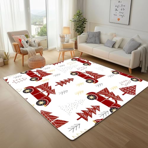 Weihnachtsbaum Auto Teppich Läufer 60x110cm – Geometrie Weihnachtsbaum Kurzflor Waschbar Teppich, Pflegeleicht, Extra Weich – Für Flur, Küche, Schlafzimmer Teppiche Weihnachtsbaum Auto Teppich Läufer 60x110cm – Geometrie Weihnachtsbaum Kurzflor Waschbar Teppich, Pflegeleicht, Extra Weich – Für Flur, Küche, Schlafzimmer Teppiche von Generic