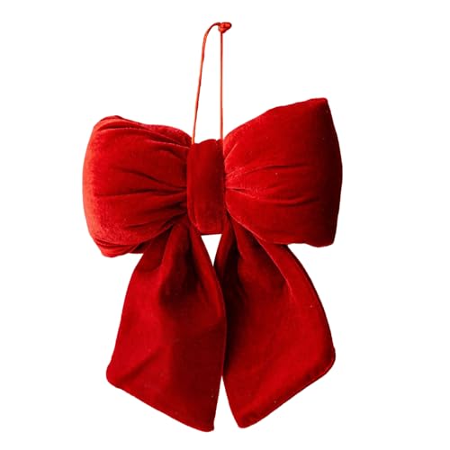 Weihnachtsbaum Dekorationsschleifen,3D Weihnachtsgirlande Dekoornament,Rote Weihnachtschleifen | für Feiertage Winter Herbst Geburtstagsfeiern Zuhause Außenbereich Haustür Weihnachtsbaum Dekorationsschleifen,3D Weihnachtsgirlande Dekoornament,Rote Weihnachtschleifen | für Feiertage Winter Herbst Geburtstagsfeiern Zuhause Außenbereich Haustür von Generic