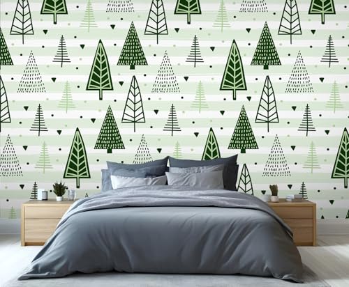 Weihnachtsbaum Tapeten Natur Tapeten Wandbilder Grünes Baummuster Tapete Hellgrüne Streifen Tapete für Kinderzimmer Schlafzimmer Wohnzimmer Kunstgemälde Wandbild 350 X 256 cm Weihnachtsbaum Tapeten Natur Tapeten Wandbilder Grünes Baummuster Tapete Hellgrüne Streifen Tapete für Kinderzimmer Schlafzimmer Wohnzimmer Kunstgemälde Wandbild 350 X 256 cm von Generic