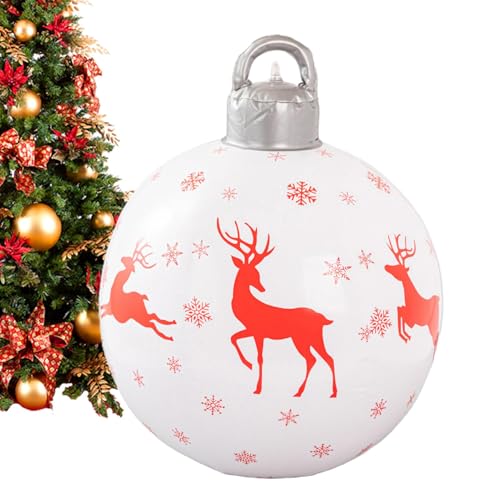 Weihnachtsbaumkugeln - Urlaub Party Blow Up PVC Ball Ornamente Aufblasbare Weihnachtskugel Ornamente Weihnachtskugel Dekorationen für Draußen Garten Weihnachtsbaum Weihnachtsbaumkugeln - Urlaub Party Blow Up PVC Ball Ornamente Aufblasbare Weihnachtskugel Ornamente Weihnachtskugel Dekorationen für Draußen Garten Weihnachtsbaum von Generic