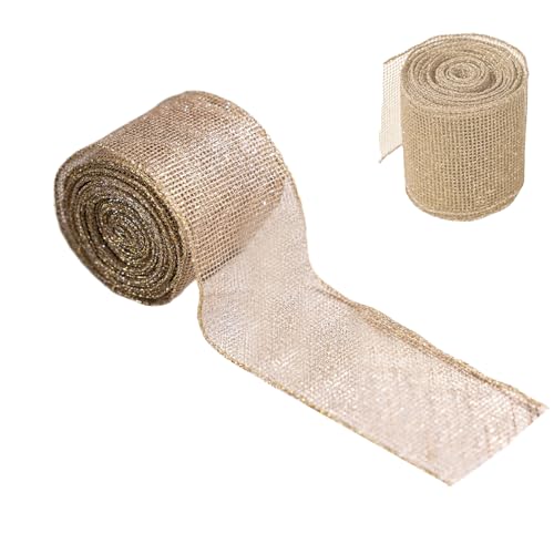 Weihnachtsmusterwand Für Baumdekoration - Weihnachtskränze Schleife Meshband Rolle | Feiertagsdekorationen An, Girlanden Und Briefkasten-Dekor von Generic