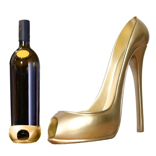 Weinflaschenhalter - Dekoratives für Schuhe mit hohen Absätzen, eleganter Organizer für einzelne Flaschen | Eleganter Weinständer | einzigartiger Weinständer Weinflaschenhalter - Dekoratives für Schuhe mit hohen Absätzen, eleganter Organizer für einzelne Flaschen | Eleganter Weinständer | einzigartiger Weinständer von Generic
