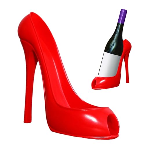 Weinflaschenhalter – Weinflaschenhalter für Schuhe, elegantes Display für Schuhe mit hohen Absätzen | Schreibtisch-Aufbewahrungsständer von 20,3 cm hoch, Geschenkkorbzubehör Weinflaschenhalter – Weinflaschenhalter für Schuhe, elegantes Display für Schuhe mit hohen Absätzen | Schreibtisch-Aufbewahrungsständer von 20,3 cm hoch, Geschenkkorbzubehör von Generic