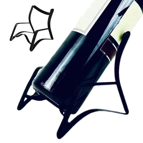 Weinflaschenregal: Weinregal aus Metall, freistehendes für Weinhalter, Weinständer mit kreativem Design | Weinregal Weinflaschenregal: Weinregal aus Metall, freistehendes für Weinhalter, Weinständer mit kreativem Design | Weinregal von Generic