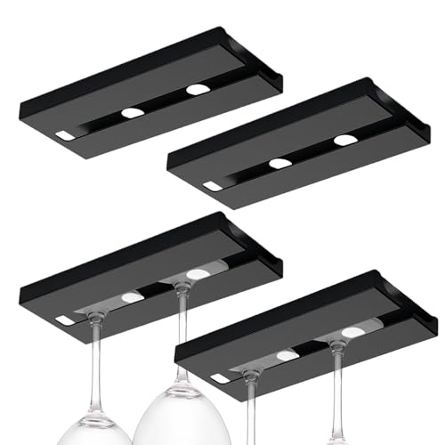 Weinglas- : Elegante Aufbewahrung in der Küche, moderner Glashalter mit Stiel | Eleganter Weinglas-Organizer für die Arbeitsplatte, platzsparendes für B-Schränke von Generic