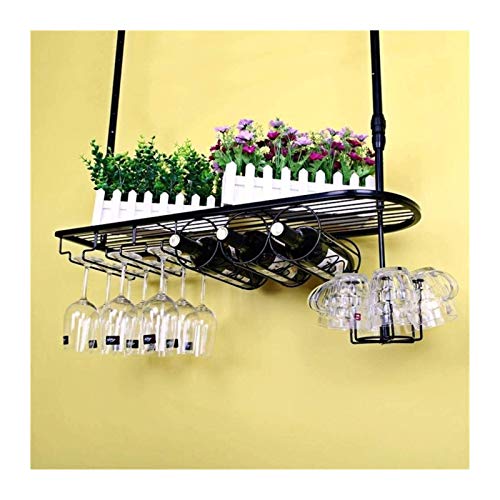 Weinregal Hängendes Weinglasregal Flaschenregal Montiert Hängende Home Bar Möbel Stielgläser Gestell Europäischer Stil Deckenmontage Hängender Weinflaschenhalter Metall Eisenbecher (Farbe Weinregal Hängendes Weinglasregal Flaschenregal Montiert Hängende Home Bar Möbel Stielgläser Gestell Europäischer Stil Deckenmontage Hängender Weinflaschenhalter Metall Eisenbecher (Farbe von Generic
