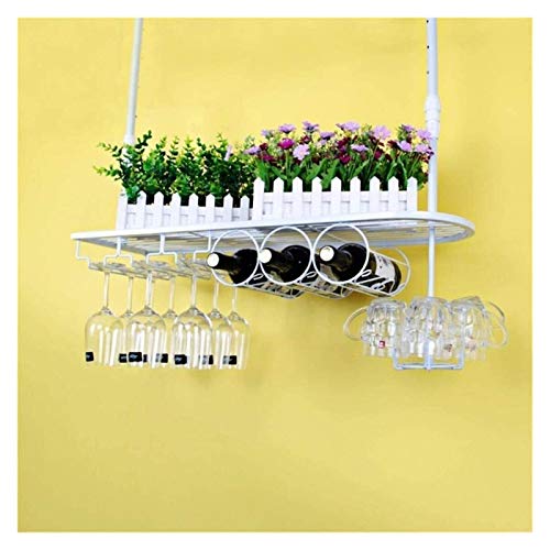 Weinregal Hängendes Weinglasregal Flaschenregal Montiert Hängende Home Bar Möbel Stielgläser Gestell Europäischer Stil Deckenmontage Hängender Weinflaschenhalter Metall Eisenbecher (Farbe Weinregal Hängendes Weinglasregal Flaschenregal Montiert Hängende Home Bar Möbel Stielgläser Gestell Europäischer Stil Deckenmontage Hängender Weinflaschenhalter Metall Eisenbecher (Farbe von Generic