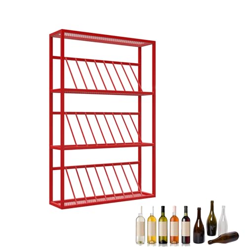 Weinregal Wandmontierte Barregale Spirituosenflaschenregal mit LED-Licht Schwebende Bar Weinregale für Weinflaschen Spirituosenregal Whiskyregal für zu Hause Bar Esszimmer Küche Cafe Restaur von Generic