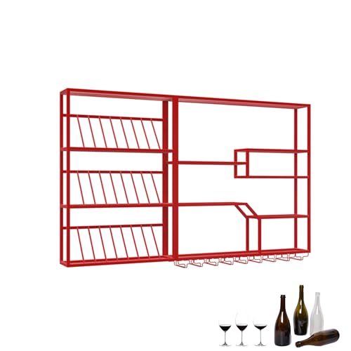 Weinregal Wandmontierte Barregale Spirituosenflaschenregal mit LED-Licht Schwebende Bar Weinregale für Weinflaschen Spirituosenregal Whiskyregal für zu Hause Bar Esszimmer Küche Cafe Restaur Weinregal Wandmontierte Barregale Spirituosenflaschenregal mit LED-Licht Schwebende Bar Weinregale für Weinflaschen Spirituosenregal Whiskyregal für zu Hause Bar Esszimmer Küche Cafe Restaur von Generic