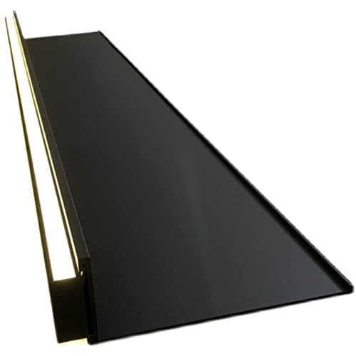 Weinregal Wandmontierter Pflanzenständer aus Metall - Hängendes minimalistisches Aufbewahrungsregal für das Wohnzimmer Hängendes Regal mit LED-Streifen für das Restaurant von Generic