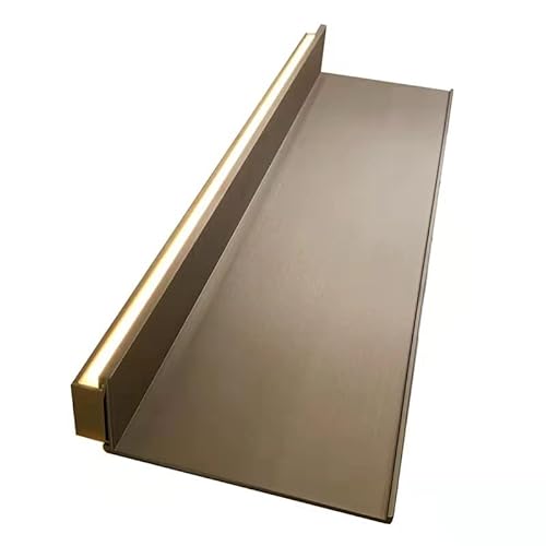 Weinregal Wandmontierter Pflanzenständer aus Metall - Hängendes minimalistisches Aufbewahrungsregal für das Wohnzimmer Hängendes Regal mit LED-Streifen für das Restaurant von Generic