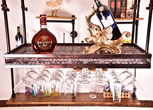 Weinregal Wandregal - Kelchhalter auf dem Kopf stehendes Metall für Bar Wohnzimmer Industrielle Garderobe Weinregal Wandregal - Kelchhalter auf dem Kopf stehendes Metall für Bar Wohnzimmer Industrielle Garderobe von Generic