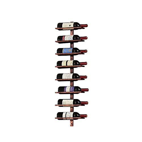 Weinregal zur Wandmontage, hängender Weinhalter aus Metall, wandmontierte Weinregale, Weinhalter, wandmontierte Weinflaschenregale, hängendes Weinregal aus Schmiedeeisen, für die Speisekamme von Generic