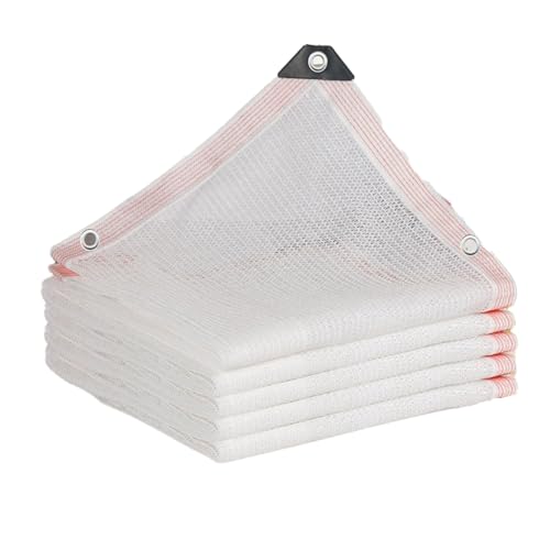 Weiß Beschattungsnetz mit Ösen, Schattierungsnetz mit 60%, Sonnenschutznetz luftdurchlässig, Uv-Beständiges Für Garten Pflanze Gewächshaus Scheune Außen Hof Balkon Camping(2x3m) von Generic
