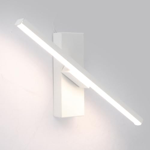 Weiße Badezimmer-Waschtischleuchte, Moderne lineare LED-Wandleuchte, verstellbare Wandleuchte für den Innenbereich, minimalistische Lange Streifen-Wandlampe für Schlafzimmer, Nachttisch, Flur, Wo Weiße Badezimmer-Waschtischleuchte, Moderne lineare LED-Wandleuchte, verstellbare Wandleuchte für den Innenbereich, minimalistische Lange Streifen-Wandlampe für Schlafzimmer, Nachttisch, Flur, Wo von Generic
