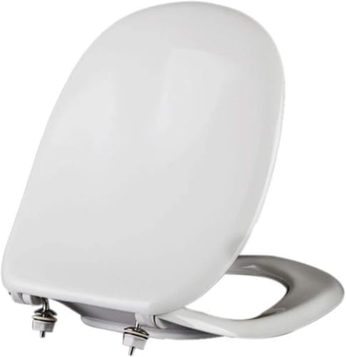 Weißer Toilettendeckel Toilettensitz Mit Gebogenen Füßen Und Gebogenen Rillen Sanft Schließender Schnellverschluss Vintage Toilettensitz Badezimmer Antibakteriell von Generic