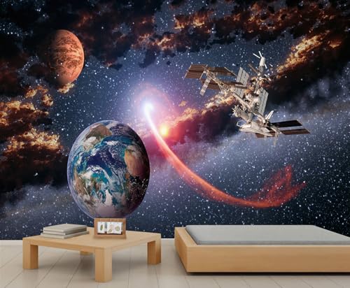 Weltraum Tapete Erde Planet Wandbilder für Schlafzimmer Universum Tapete für Wohnzimmer Sternenhimmel Sterne Nebel Wandpapier Dekor Wandbild Kinderzimmer Poster 232X158cm Weltraum Tapete Erde Planet Wandbilder für Schlafzimmer Universum Tapete für Wohnzimmer Sternenhimmel Sterne Nebel Wandpapier Dekor Wandbild Kinderzimmer Poster 232X158cm von Generic