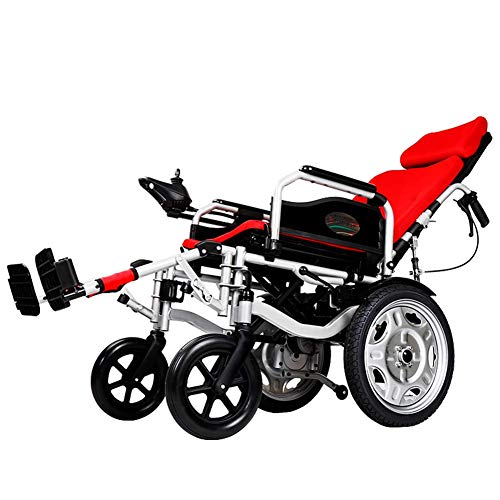 Wheelchairs for Adults, Rollstuhl Elektrorollstuhl - Intelligentes automatisches Falten Leichter Behinderter Tragbarer U von Generic