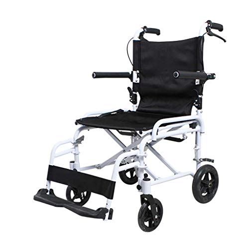 Wheelchairs for Adults, Rollstuhl Kreativer Faltbarer Multifunktionsrollstuhl Ultraleichter tragbarer Trolley für ältere Wheelchairs for Adults, Rollstuhl Kreativer Faltbarer Multifunktionsrollstuhl Ultraleichter tragbarer Trolley für ältere von Generic