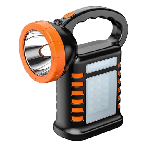 Wiederaufladbare LED-Arbeitsleuchte | Solarlampe für Camping – Akku 4000 mAh wasserdicht multifunktional für Camping Werkstatt Bau Arbeit von Generic