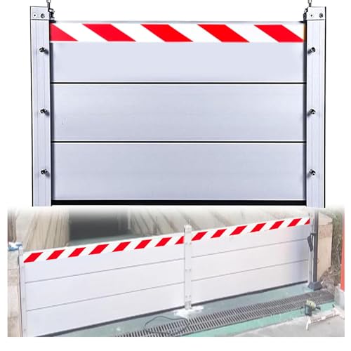 Wiederverwendbare Hochwasserbarriere Für Den Außenbereich 181–190 Cm Abnehmbare Temporäre Aluminium-Wasserrückhalteplatte Für Haus, Lager Und Garage(Inside,181 * 100cm) von Generic