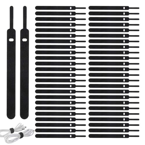 „Wiederverwendbare Kabelbinder – 50 Stück Mehrzweck-Kabel-Organizer Mit Klettverschluss – Ideal Für Effizientes Kabelmanagement Und Kabelorganisation“ „Wiederverwendbare Kabelbinder – 50 Stück Mehrzweck-Kabel-Organizer Mit Klettverschluss – Ideal Für Effizientes Kabelmanagement Und Kabelorganisation“ von Generic