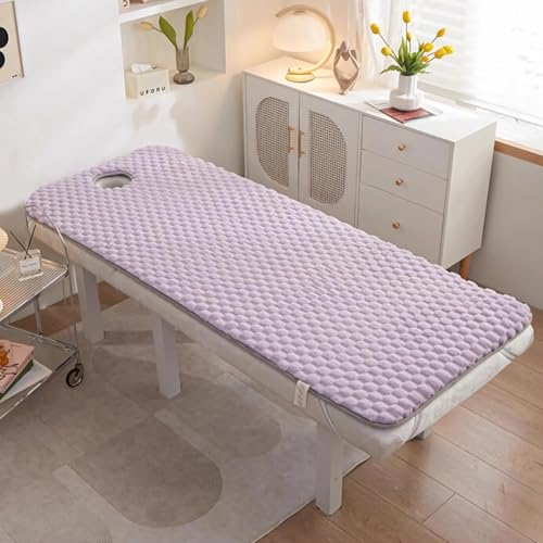 Wimpernauflage-Kissen, Rutschfeste Wimpernbettmatratze Für Schönheitssalons, Plüschige, Warme Spa-Liegenauflage Für Kosmetikerinnen, Schutzhülle Für Massagetische Mit Atemloch Und Rundem Kopf/Purple 3 Wimpernauflage-Kissen, Rutschfeste Wimpernbettmatratze Für Schönheitssalons, Plüschige, Warme Spa-Liegenauflage Für Kosmetikerinnen, Schutzhülle Für Massagetische Mit Atemloch Und Rundem Kopf/Purple 3 von Generic