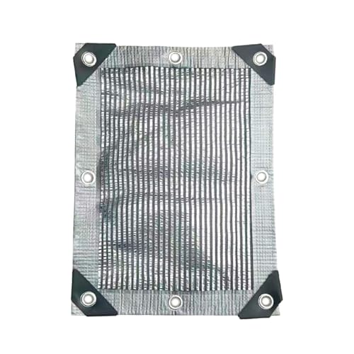 Windschutz Schattennetz Garten Schattiernetz 55% Aluminiumfolie Beschattungsnetz UV-Beständig mit ösen für Zäune Dächer Gemüse Outdoor Terrasse(5.0x13.0 m=16.4x42.7 ft) von Generic